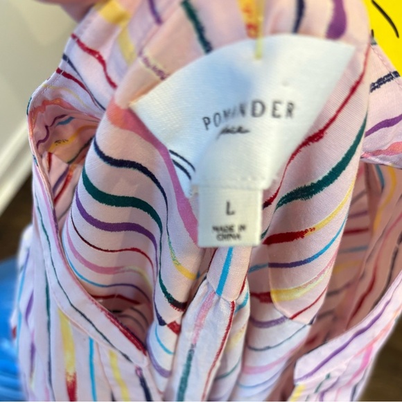 POMANDER PLACE Tuckernuck Bermuda Pink Sorbet Kenzo Dress size Large - Picture 3 of 8